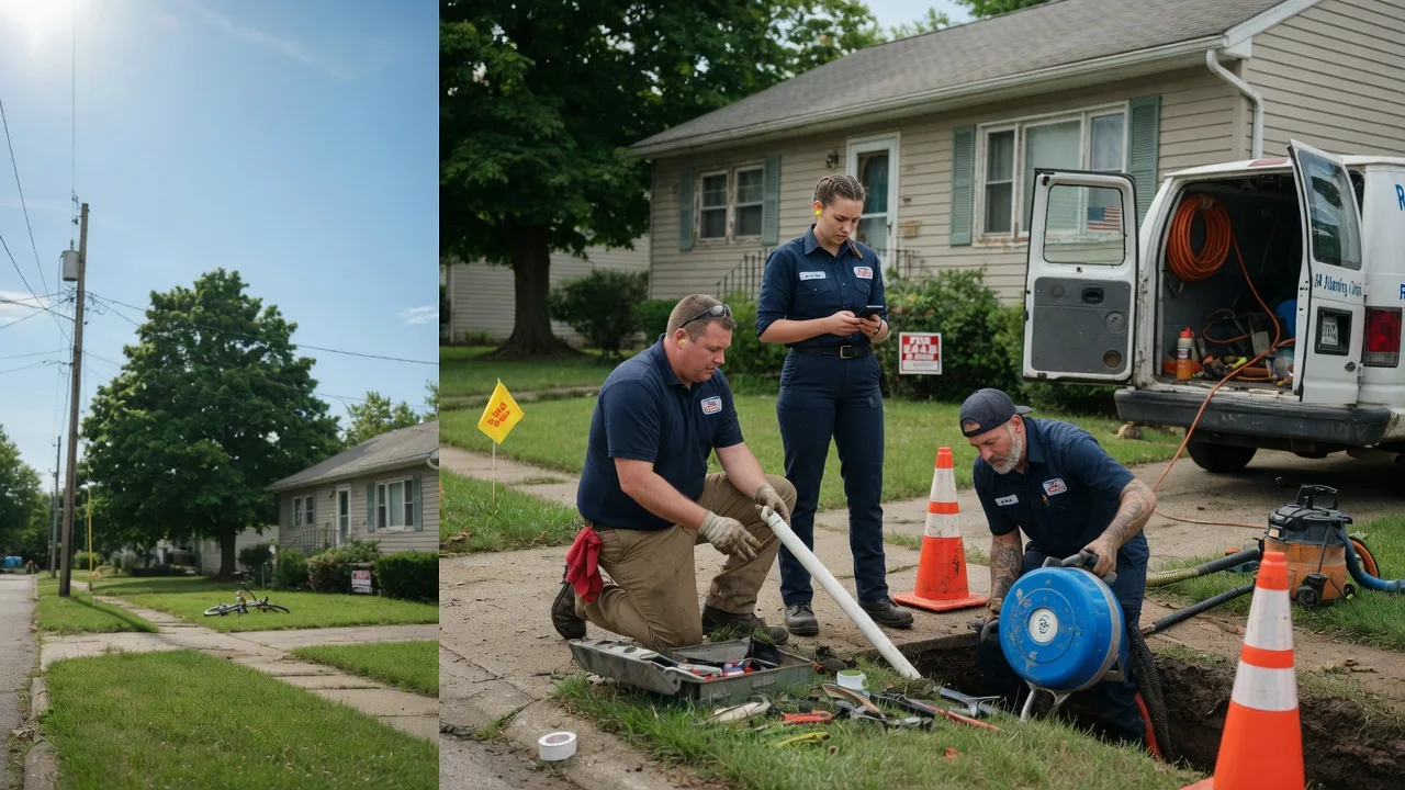 Sewer Line Repair in Derma, MS near me